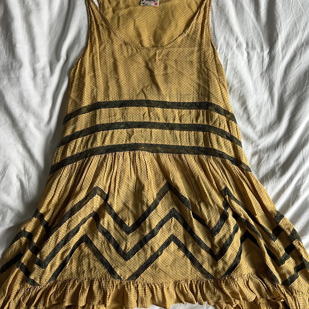 FREE PEOPLE Voile Trapeze Slip Dress in SIZE SMALL